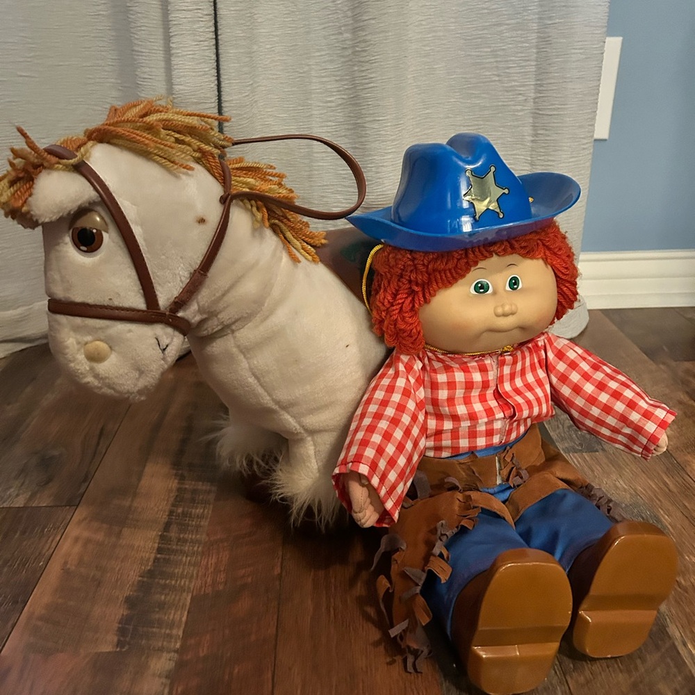 Cabbage Patch Doll: Cowboy Doll with Horse Set